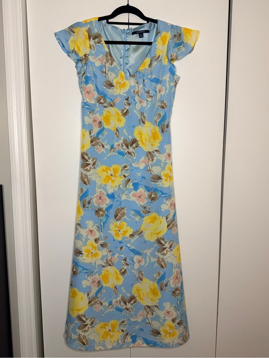Chadwicks Dresses & Skirts - Chadwicks Floral Flutter-Sleeve Maxi Dress